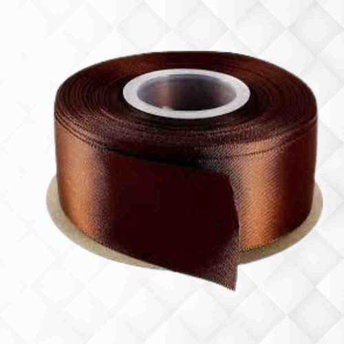 Brown Satin Ribbon 1inch (1roll)