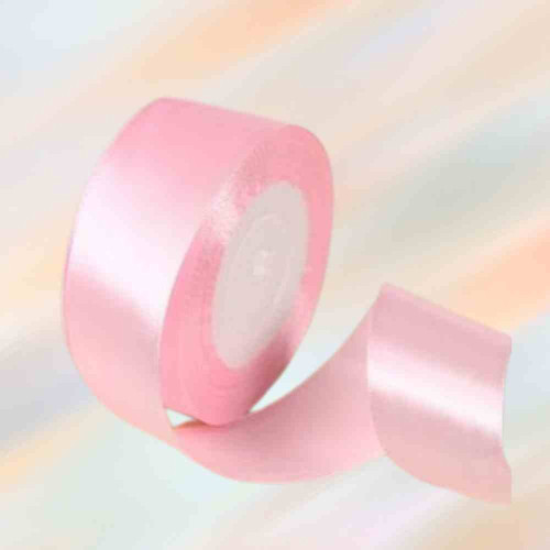 Pink Satin Ribbon 1inch (1roll)