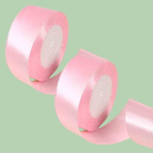 Pink Satin Ribbon 1inch (12roll)