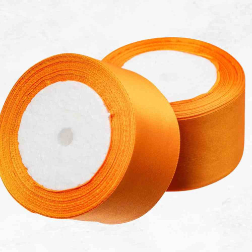 Orange Satin Ribbon 1inch (1roll)