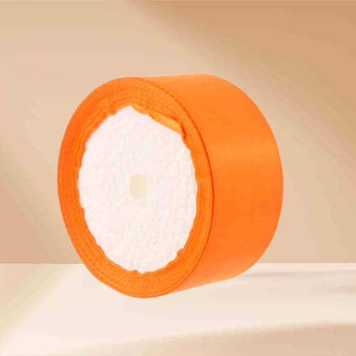 Orange Satin Ribbon 1inch (1roll)