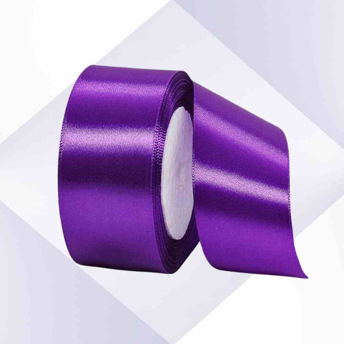 Purple Satin Ribbon 1inch (1roll)