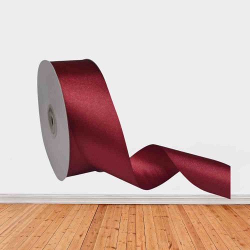 Maroon Satin Ribbon 1inch (1roll)