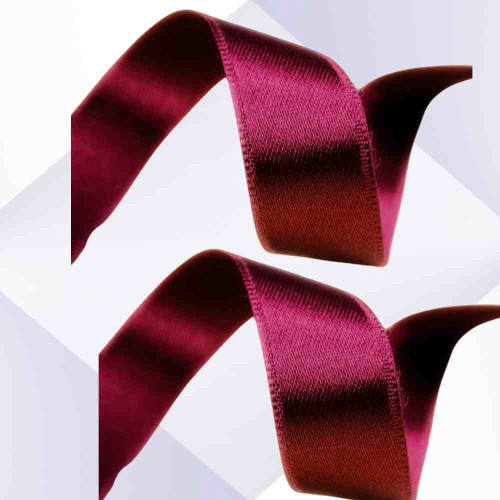 Maroon Satin Ribbon 1inch (12roll)