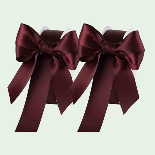 Maroon Satin Ribbon 1inch (12roll)