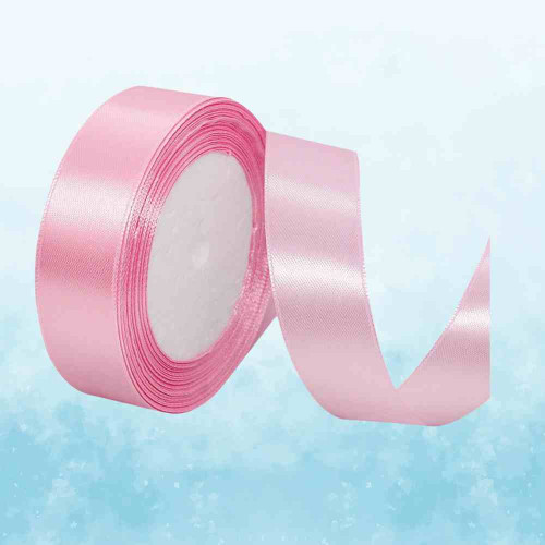 Light Pink Satin Ribbon 1inch (1roll)