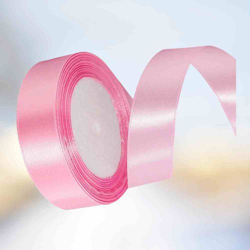 Light Pink Satin Ribbon 1inch (1roll)