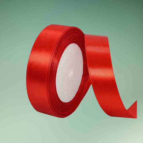 ElegancePro Red Satin Ribbon 2inch (1roll)