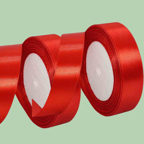 ElegancePro Red Satin Ribbon 2inch (12roll)