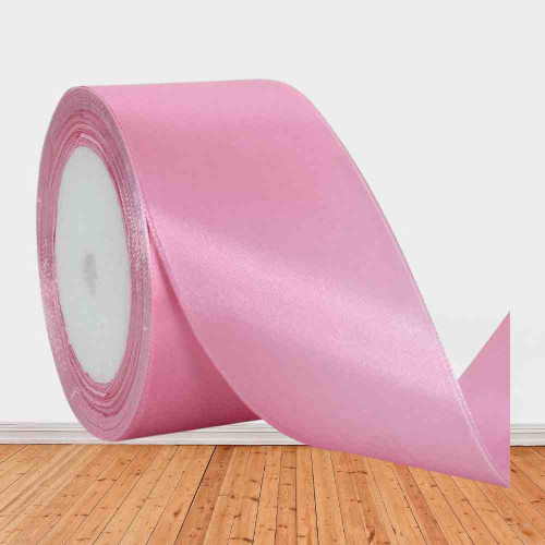 ElegancePro Pink Satin Ribbon 2inch (1roll)