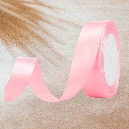 ElegancePro Pink Satin Ribbon 2inch (1roll)