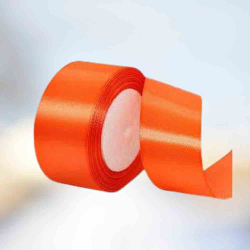 ElegancePro Orange Satin Ribbon 2inch (1roll)