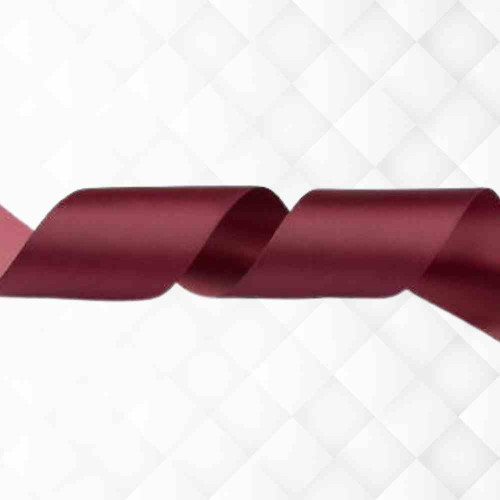 ElegancePro Maroon Satin Ribbon 2inch (1roll)