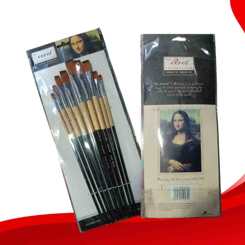 The Corot Collection Flat Long Brush (1pkt)