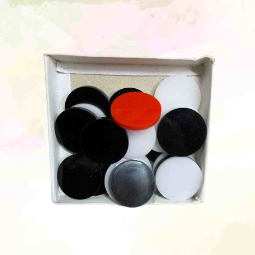 Imported Acrylic Sheet Carrom Men (1pkt)