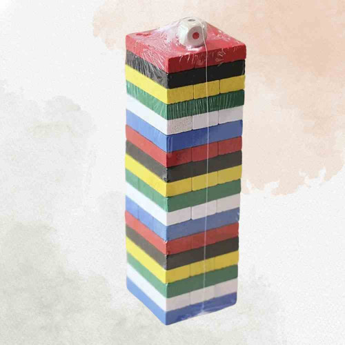 Colorful Wooden Tumbling Tower (1pcs)