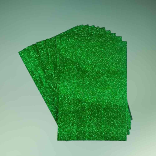 Green Glitter Paper (1pkt)