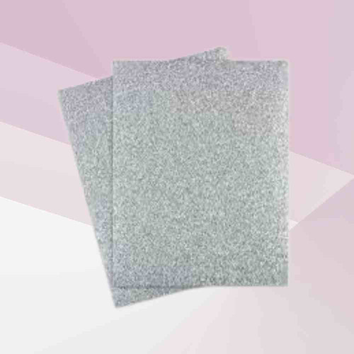 White Glitter Paper (1pkt)