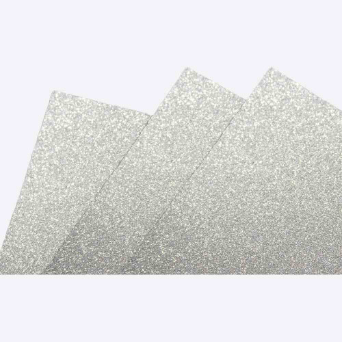 White Glitter Paper (1pkt)