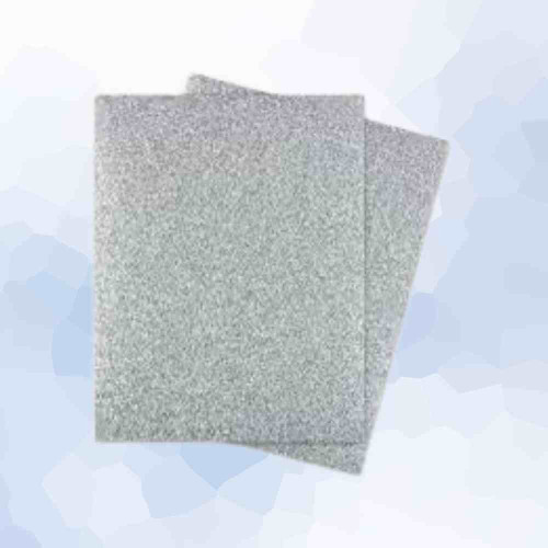 White Glitter Paper (1pkt)