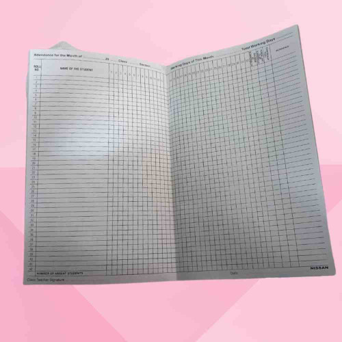 Nissan Student Attendance Book   (1pcs)