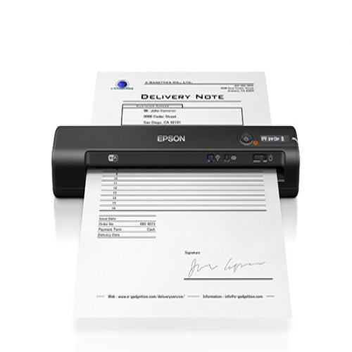 Epson WorkForce (ES-60W) Wi-Fi Portable Sheetfed Document Scanner