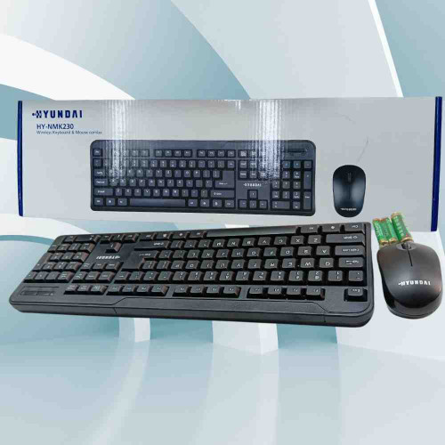 Hyundai Wireless Keyboard Mouse (1pcs)