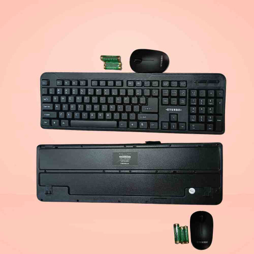 Hyundai Wireless Keyboard Mouse (1pcs)