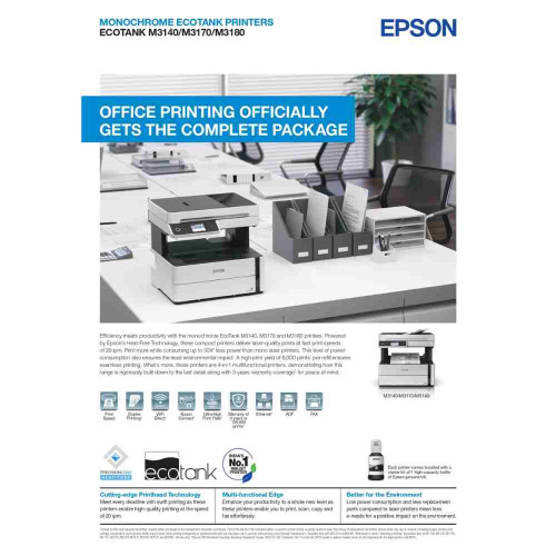 EPSON M3180 B/W PRINTER