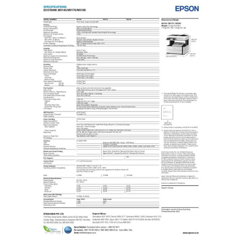 EPSON M3180 B/W PRINTER