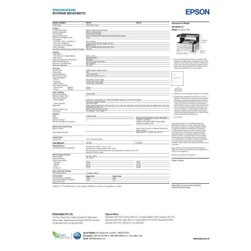 EPSON M2170 B/W PRINTER