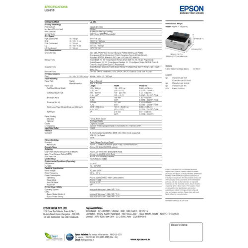 Epson LQ310 Impact Printer