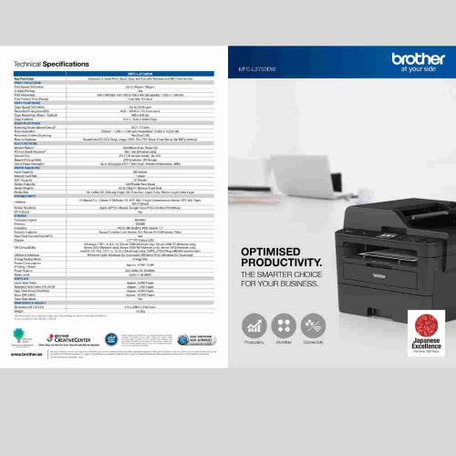 Brother MFC-L2750DW Mono Laser Printer