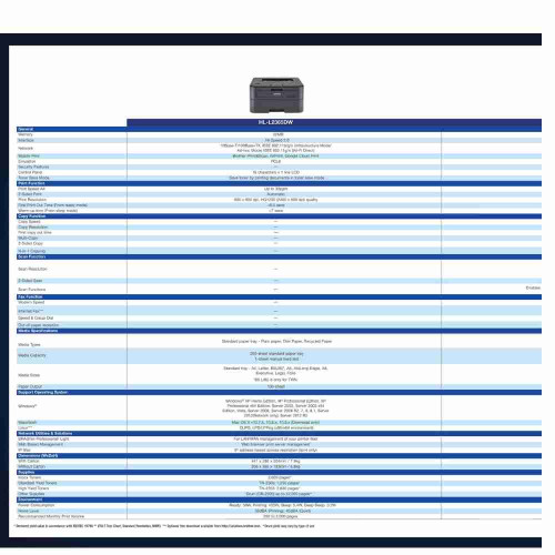 Brother MFC-L2700DW Laser MFC Printer - Mono