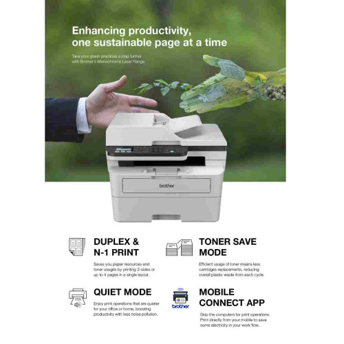 Brother HL-B2100D Laser Printer - Mono