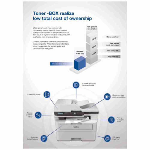 Brother HL-B2150W Laser Printer - Mono