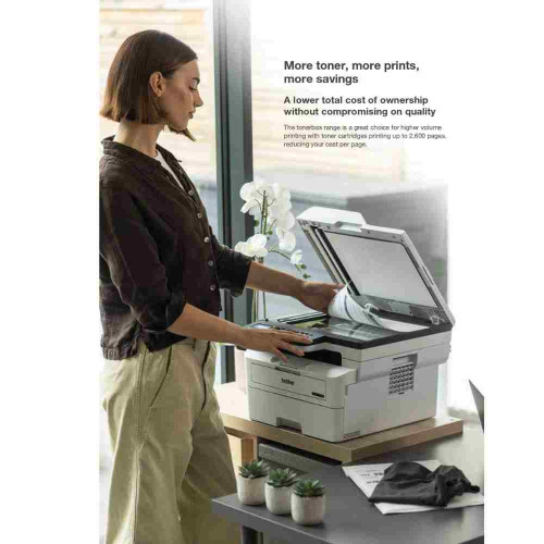 Brother DCP-B7620DW 3-in-1 Laser Printer - Mono