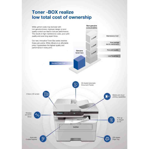 Brother MFC-B7810DW Laser MFC Printer - Mono