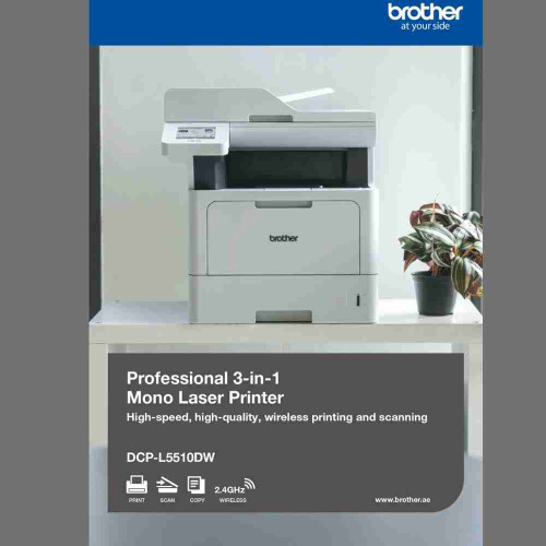 Brother DCP-L5510DW 3-in-1 Professional Mono Laser Printer