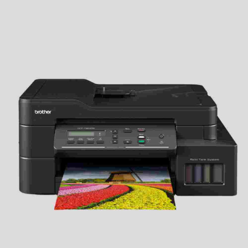 Brother DCP-T820DW All-in-One Refill Ink Tank Color Printer with Wi-Fi & Auto Duplex Printing