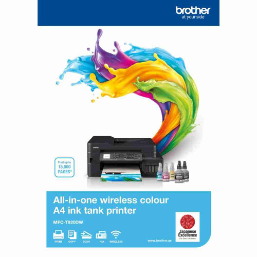 Brother MFC-T920DW All-in One Ink Tank Refill System Color Printer