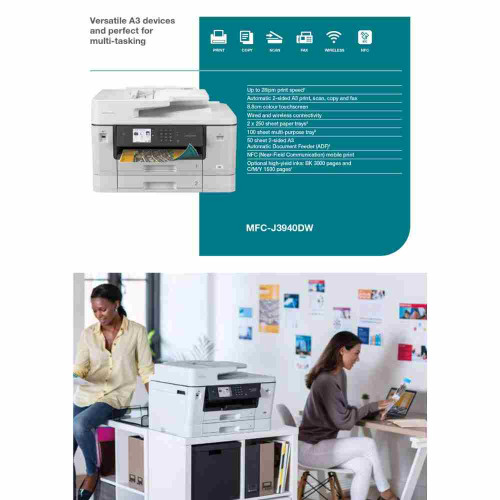 Brother MFC-J3540DW Inkjet MFC Color A3 Printer