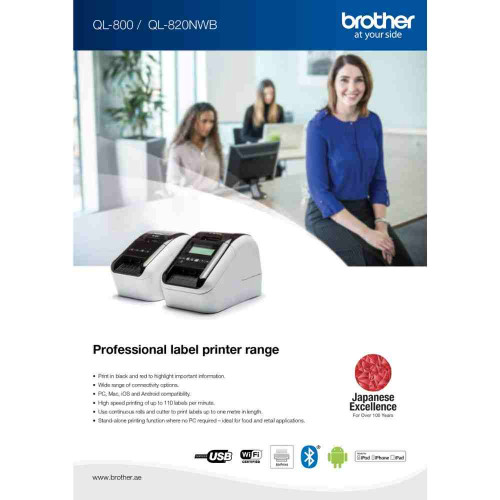 Brother QL-800 P- Touch Labelling Machine