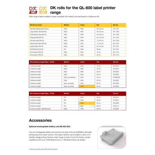 Brother QL-800 P- Touch Labelling Machine