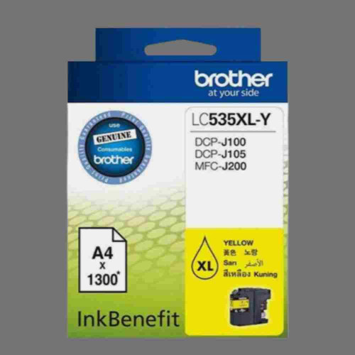 Brother Cart. LC-535XL-Y Ink Cartridge