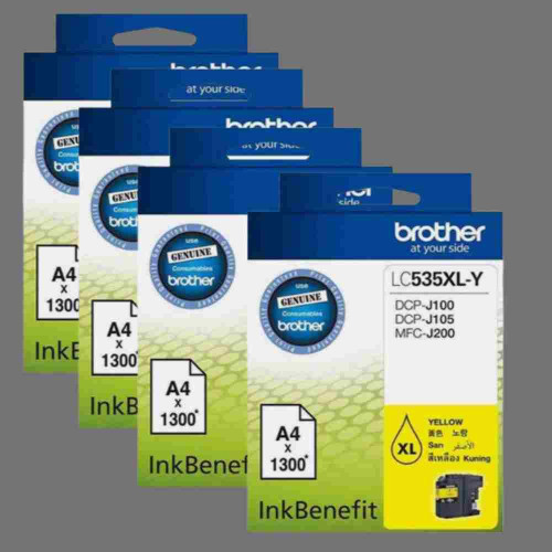 Brother Cart. LC-535XL-Y Ink Cartridge