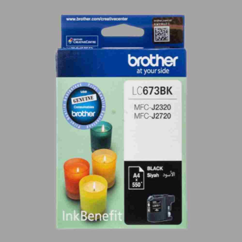 Brother Cart. LC-673BK Ink Cartridge