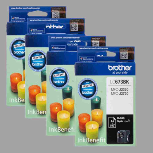 Brother Cart. LC-673BK Ink Cartridge