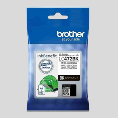 Brother Cart. LC472BK Ink Cartridge