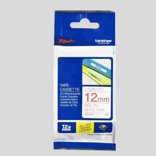 Brother TZE-232 Labelling Tape Cartridge - Red on White